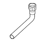 4G0122109AF - Cooling System: Rear Hose for Audi Image