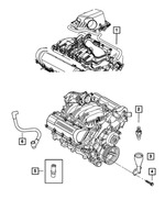 53032617AF - Engine 4.7L Eight Cylinder [EVA]: Crankcase Vent To Intake Manifold Tube for Mopar Image