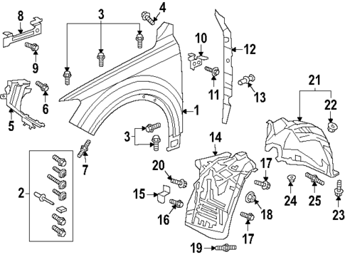 Fender & Components for 2025 Audi SQ7 #0