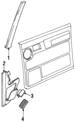 MXC2531 - : 1990-1995 Land Rover - Foot Rest for Land Rover: Defender 110, Range Rover Image