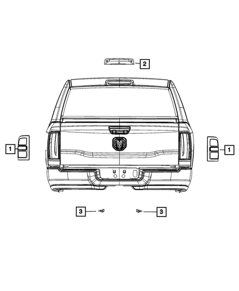 Lamps, Interior and Exterior for 2019 Ram 3500 #4