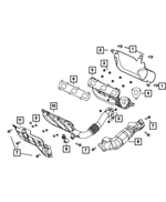 68027634AA - 3.0L Turbo Diesel; Engine: Hex Flange Head Bolt, Mounting, Right Side for Mopar Image