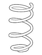 84660637 - Suspension: Coil Spring for Cadillac: Escalade, Escalade ESV | Chevrolet: Silverado 1500, Silverado 1500 LTD, Suburban, Tahoe | GMC: Sierra 1500, Sierra 1500 Limited, Yukon, Yukon XL Image