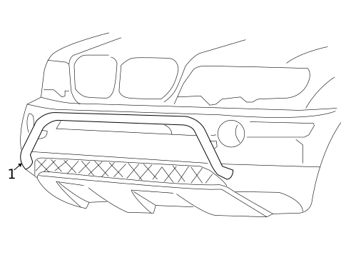 Exterior Trim - Front Bumper for 2006 BMW X5 #0