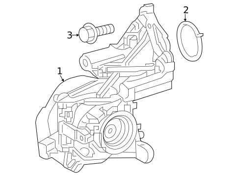 Water Pump for 2023 Lexus NX450h+ #0