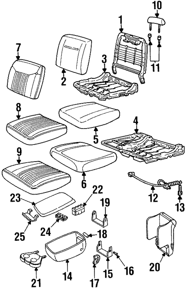 10201936 - : Cup Holder Mount Bushing for GM Image