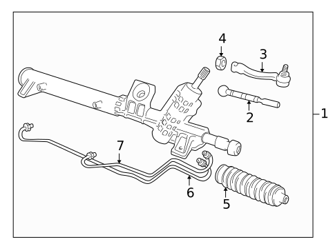 Steering Gear & Linkage for 2003 Volvo C70 #1