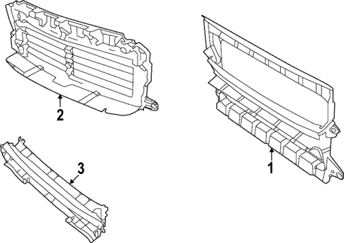 Air Deflector for 2025 Volvo EC40 #0