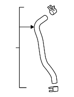 282732B780 - Cooling System: Hose Assembly for Hyundai: Elantra, Elantra GT, Veloster Image