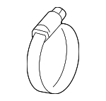 282923A080 - Cooling System: Upper Pipe Clamp for Hyundai: Elantra, Elantra GT, Veloster Image