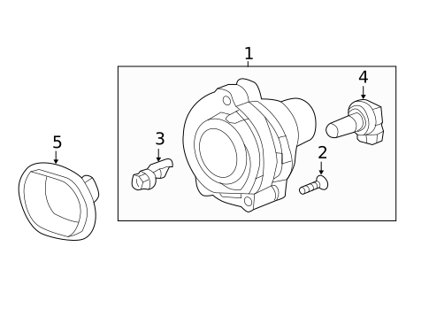 Bulbs - Chassis for 2014 GMC Acadia #0