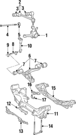 5122924030 - : Bolt,  Front Suspension MEMBER Mounting for Toyota: Supra Image