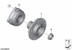 33406789970 - : Angular-Contact Ball Bearing Unit for BMW Image