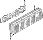 325945111C - Electrical: Lens &amp; Housing for Volkswagen: Quantum Image