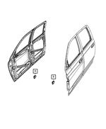68569318AA - Electrical: Door Module, Right for Mopar Image
