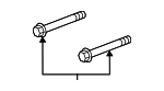 11516360 - Electrical: Mount Bracket Upper Bolt for GM Image