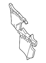 51426996291 - Body: Quarter Trim Panel Insulator for BMW: 840i, 840i xDrive, M8, M850i xDrive Image