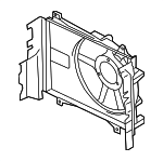 1355A289 - : Cooling Shroud for Mitsubishi: Mirage, Mirage G4 Image
