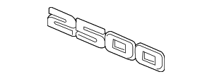 15117741 - Body: Nameplate for GM Image