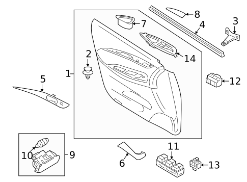 Front Door for 2016 INFINITI QX50 #2
