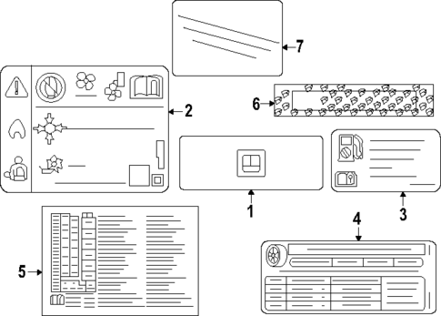 Labels for 1997 Buick LeSabre #1