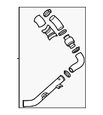 282502B721 - : Hose &amp; Tube Assembly for Kia: Forte, Soul Image