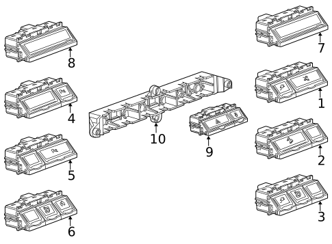 Switches for 2023 GMC Sierra 2500 HD #2