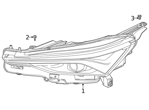Headlamp Components for 2025 Acura ADX #0