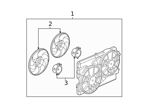 Cooling Fan, Clutch & Motor for 2005 Saturn Vue #0