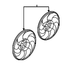 89022508 - : Fan Blade - Driver's Side (LH) for Chevrolet: Equinox | Saturn: Vue Image