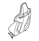 52108067463 - Body: Seat Back Panel for BMW Image