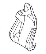 52108087900 - Body: Seat Back Cover for BMW: M3 Image