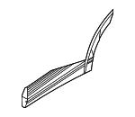 87731XA000 - Body: Body Side Molding for Kia Image
