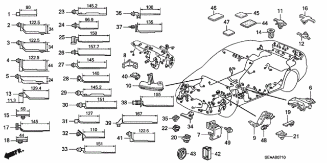 Harness Band - Bracket for 2008 Acura TSX #0