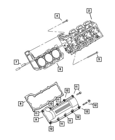 Cylinder Head for 2002 Dodge Ram 1500 #0