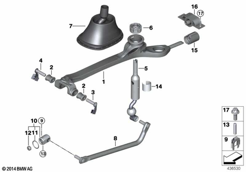Gearshift Manual Transmission for 2017 BMW M3 #0
