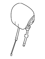 16797038028S16 - Body: Headrest for Mercedes-Benz Image