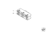 61319163858 - Vehicle Electrical System: Switch Unit, Center Console for BMW Image