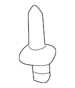 9026904050 - Body: Side Molding Rivet for Lexus: LS430, SC430 Image