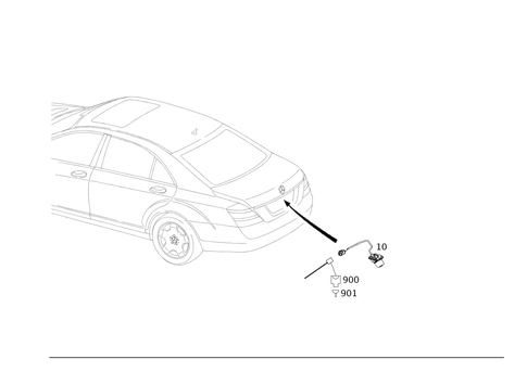 Rear-View Camera for 2001 Mercedes-Benz S500 #0