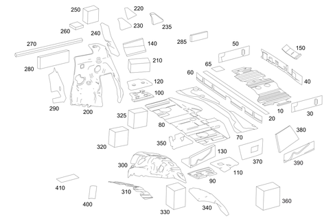 Rear Pillar and Trunk Damping for 2020 Mercedes-Benz GLC43 AMG #0