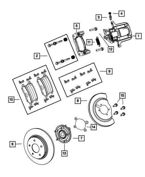 Rear Brakes for 2011 Dodge Journey #0