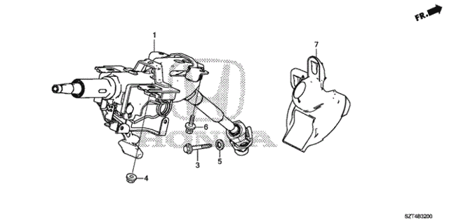 Steering Column for 2012 Honda CR-Z #0