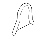 89A52S8500NNB - Body: Seat Frame Trim Panel for Hyundai Image