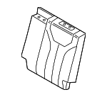 89A36S8560UBM - : Seat Back Cover for Hyundai Image