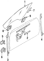 762211140 - Body: Glass for Subaru: DL, GL Image