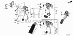 17800TR0A01 - Chassis: PEDAL ASSY., ACCELERATOR for Honda Image