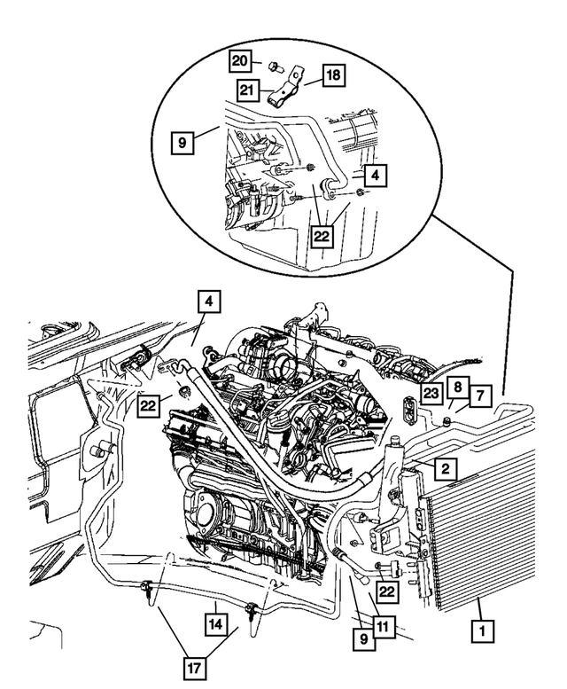 « 4861553AC – Air Conditioners and Heaters : A Emboîter Goupille pour Mopar Image »