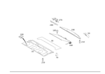 2216907749 - Panelling: Trim, Rear Shelf for Mercedes-Benz Image