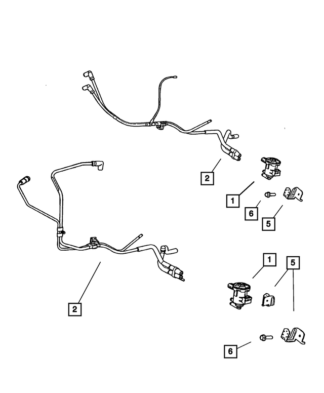 4591679AA - Emission Systems: Vacuum Vapor Harness for Mopar Image image
